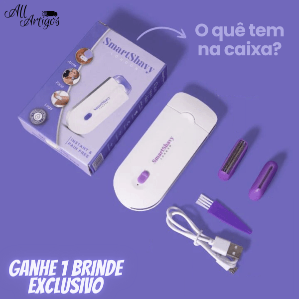 DepiladoraShavy® | Depilador Elétrico 2 em 1 + BRINDE EXCLUSIVO - AllArtigos